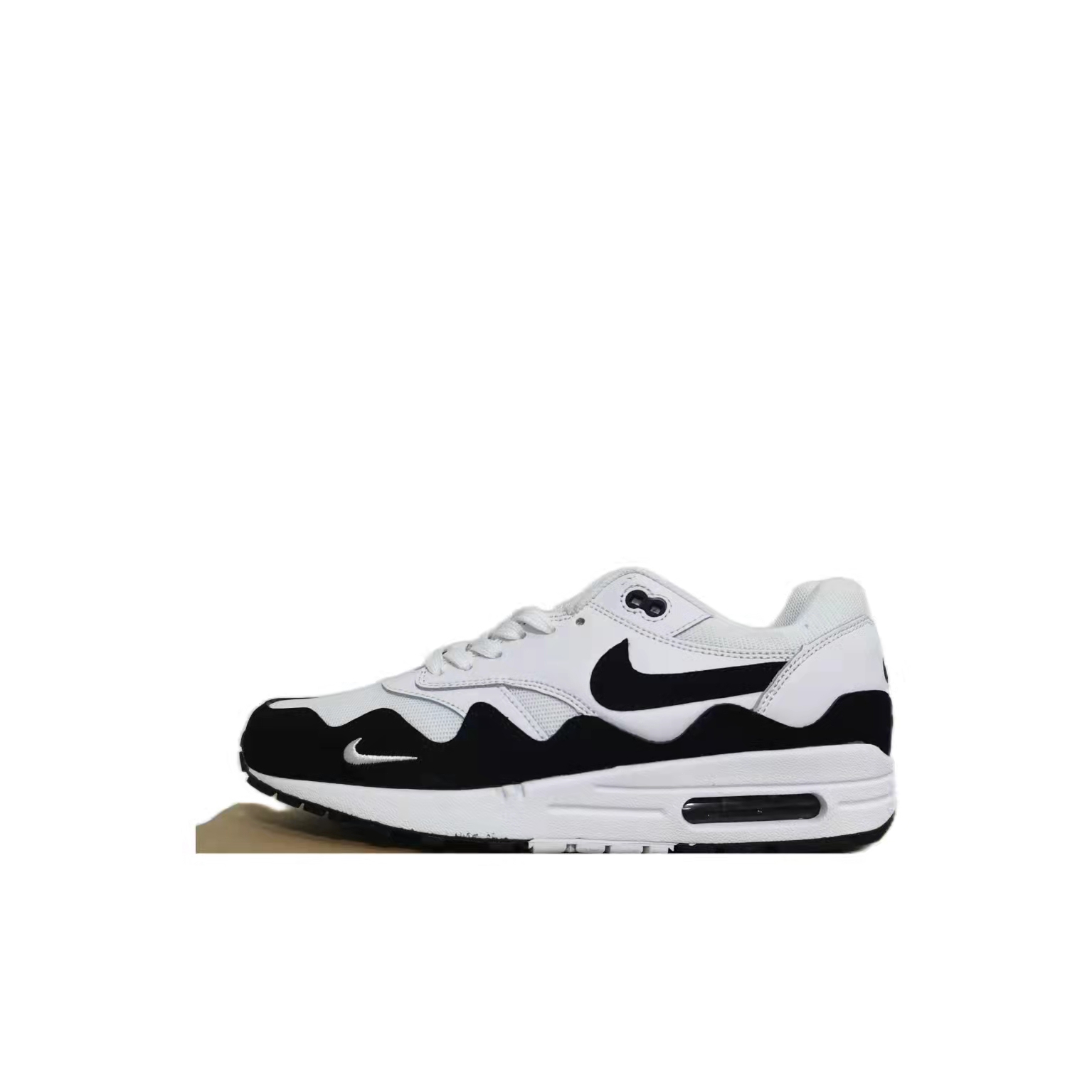 New Nike Air Max 87 White Black Shoes - Click Image to Close